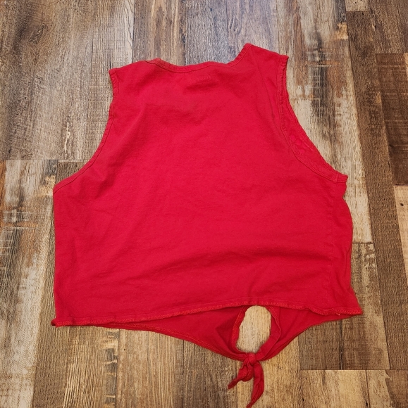 Coca-Cola Checkered Tie Crop Top - Picture 3 of 6